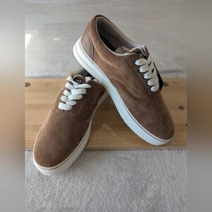 Chap's Men's Chace Canvas Lace-up Casual Sneaker Multiple Sizes Brown 8 .9. 10.